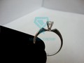 Помолвочное кольцо с бриллиантом 4.5мм из золота на заказ